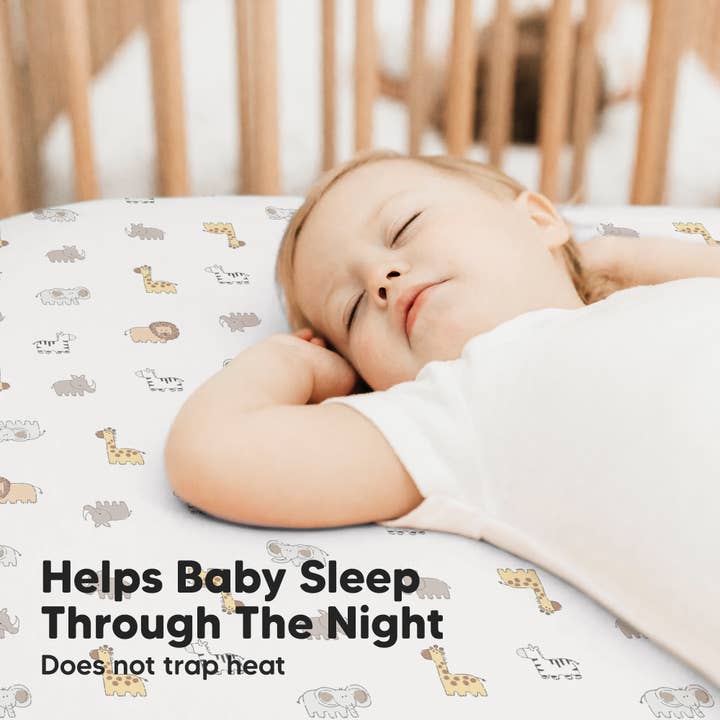 KeaSafari KeaBabies 2-Pack Isla Fitted Crib Sheet for wholesale on Faire