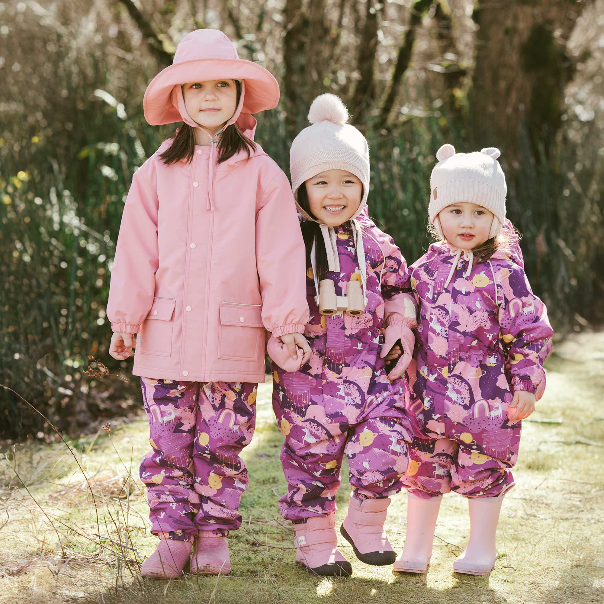 Jan & Jul - Wholesale Pants - Kids - Purple Dream | Cozy-Dry Rain & Snow Pants6