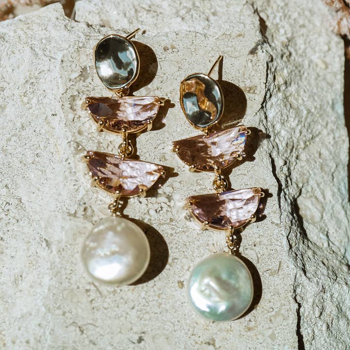 Lana oorbellen voor wholesale door Wander + Lust Jewelry