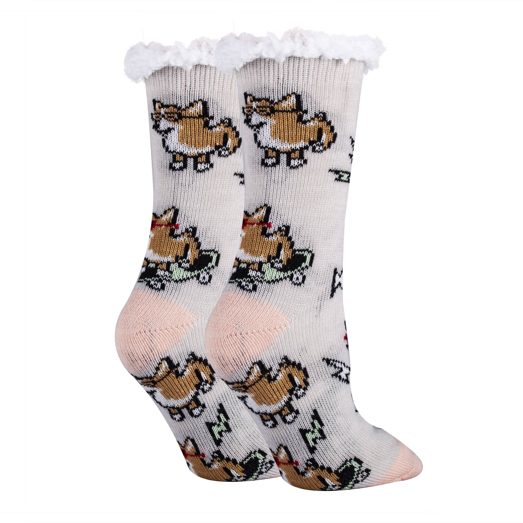 corgi slipper socks