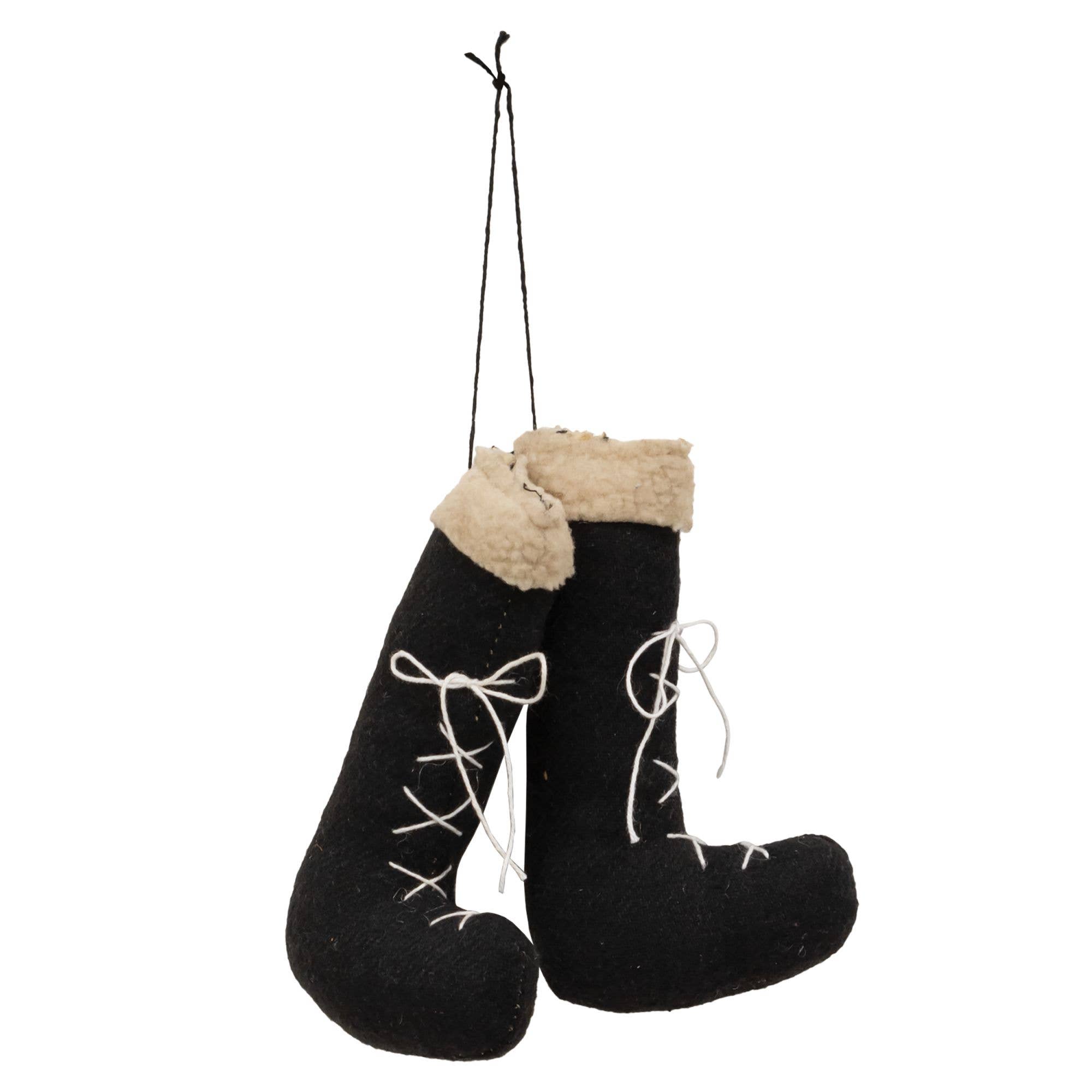 The Hearthside Collection - Wholesale Ornament - Santa's Boots Fabric Ornament0