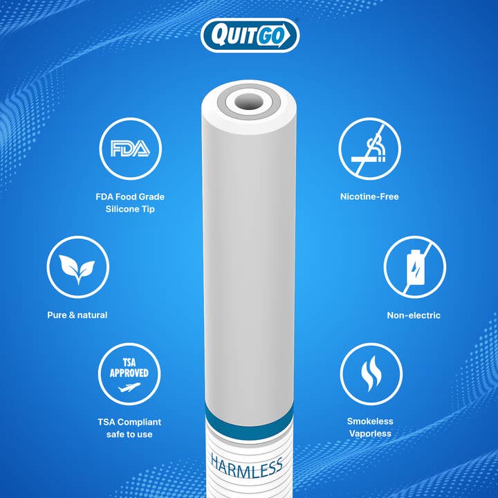 QuitGo – Großhandel Aromatherapie-Inhalatoren – QuitGo Menthol-Inhalator — Ersatz zur Gewohnheit, um mit dem Rauchen aufzuhören