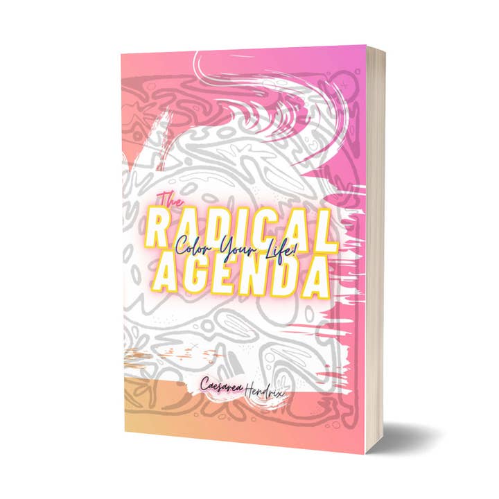 Agenda radicale: Colora la tua vita | Pianificatore NON DATATO | Guided C per la vendita all'ingrosso da parte di XOX: Handmade Gifts + Stationary