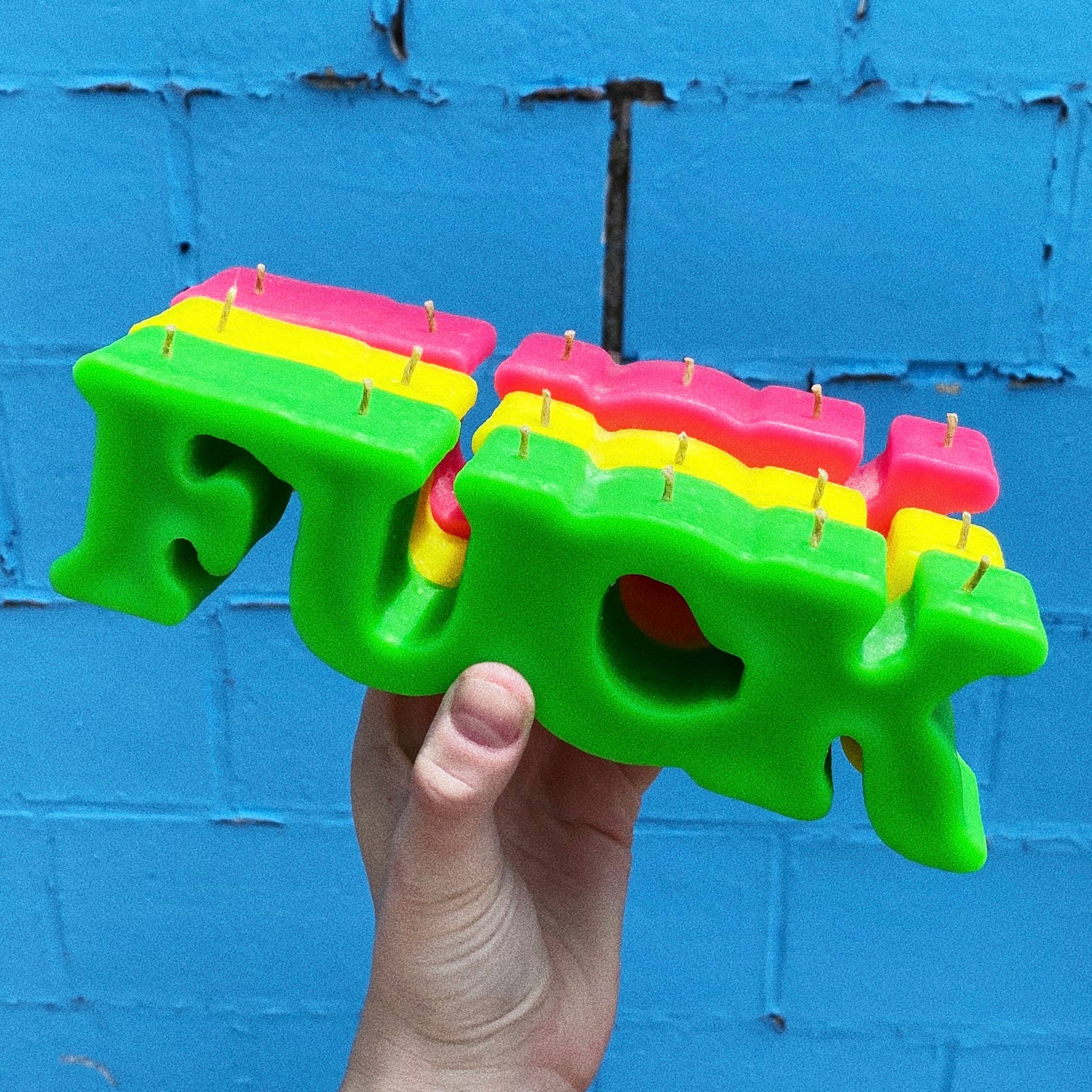 AngelInFlesh - Vente Bougies originales - Bougie Fuck Rose Fluo2