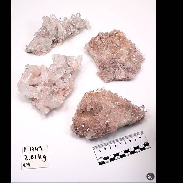 Rosa Lemurian Quarzcluster P-1349 für den Großhandel von Lemurian Quartz