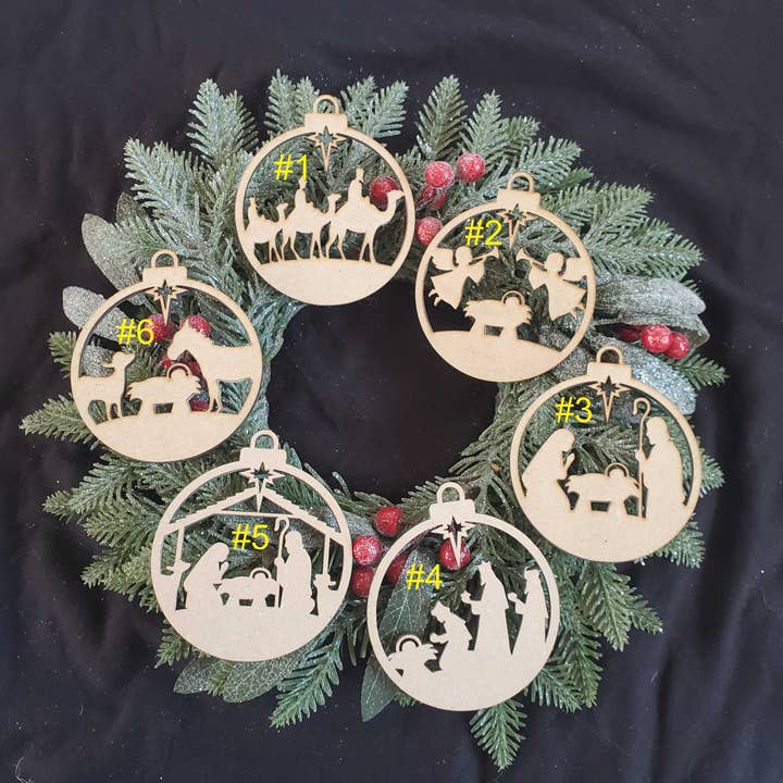 Heart n Sol - Wholesale Ornament - Faith / Christmas story ornament BLANK