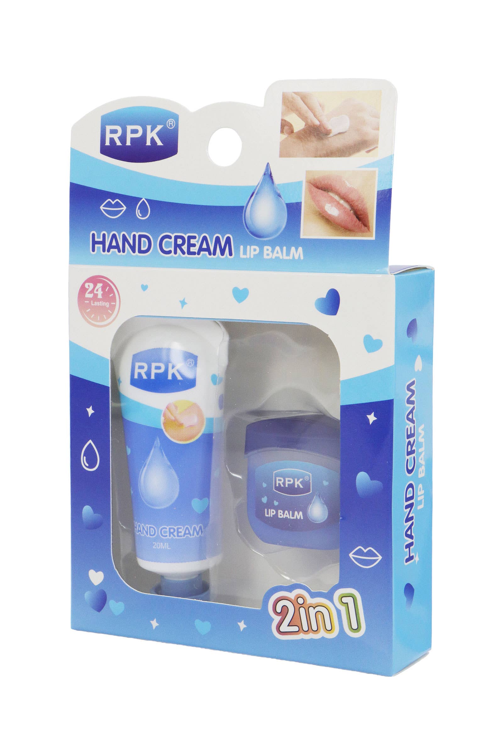 WIE GEZEIGT 2-in-1 Feuchtigkeitsspendende Handlotion und Lippenbalsam für den Großhandel auf Faire4