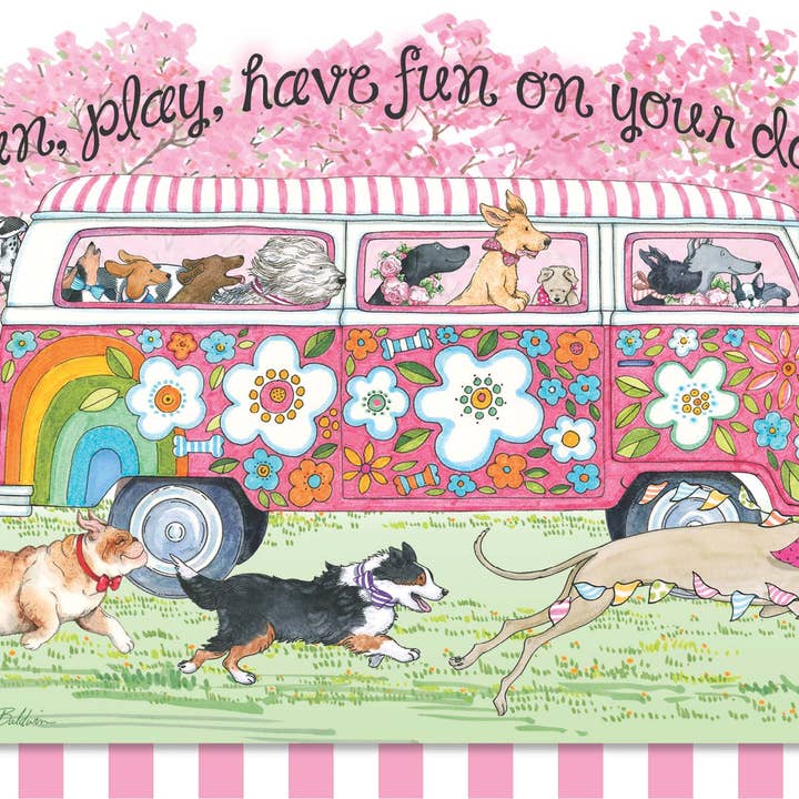 Crown Point Graphics - Wholesale Birthday Card - Dogs and Van Birthday | Birthday Greeting Card2