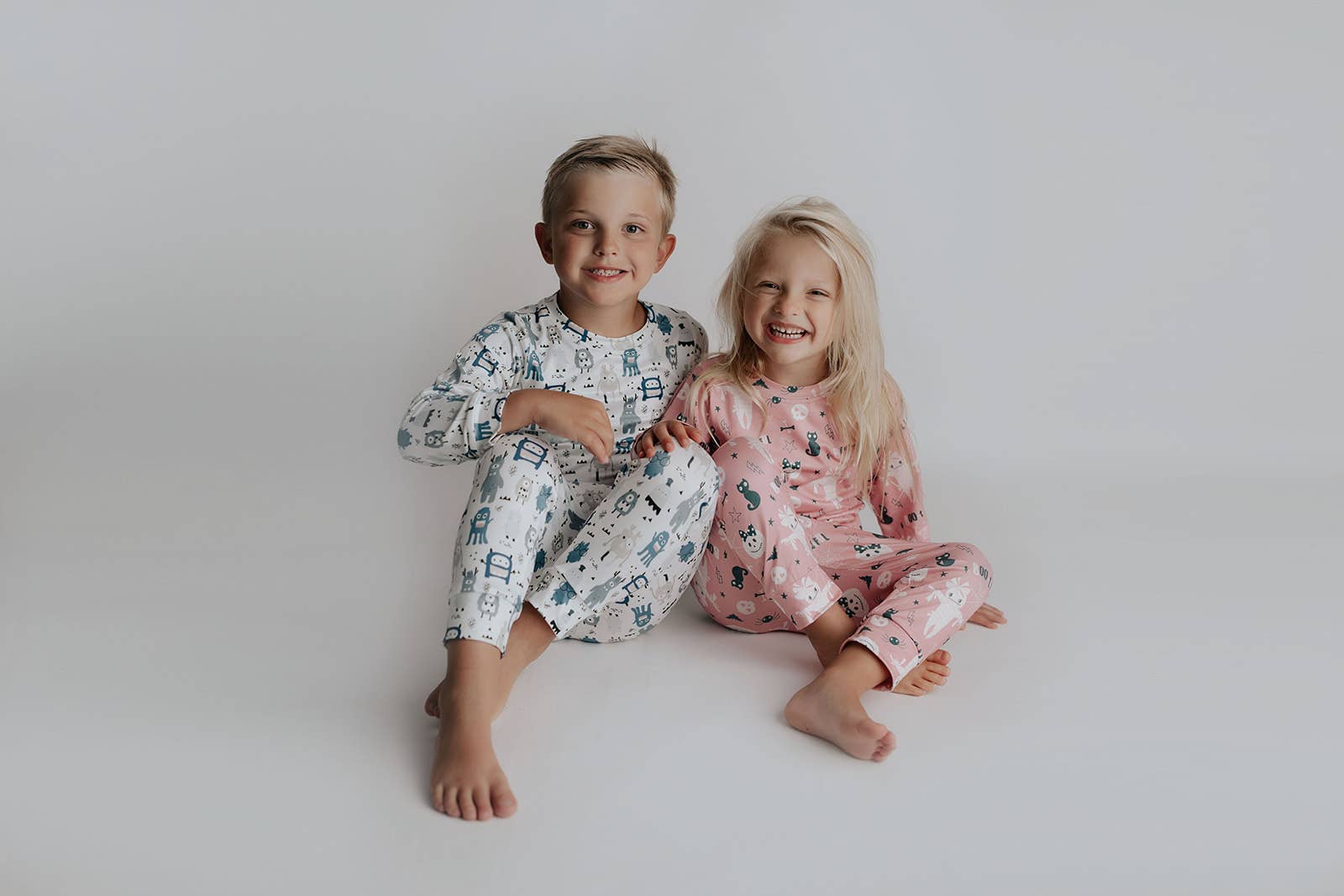 Three Little Tots – Conjunto de pijama - Crianças por atacado – Monstro de Halloween Jammies Criança Pjs e Lougewear17