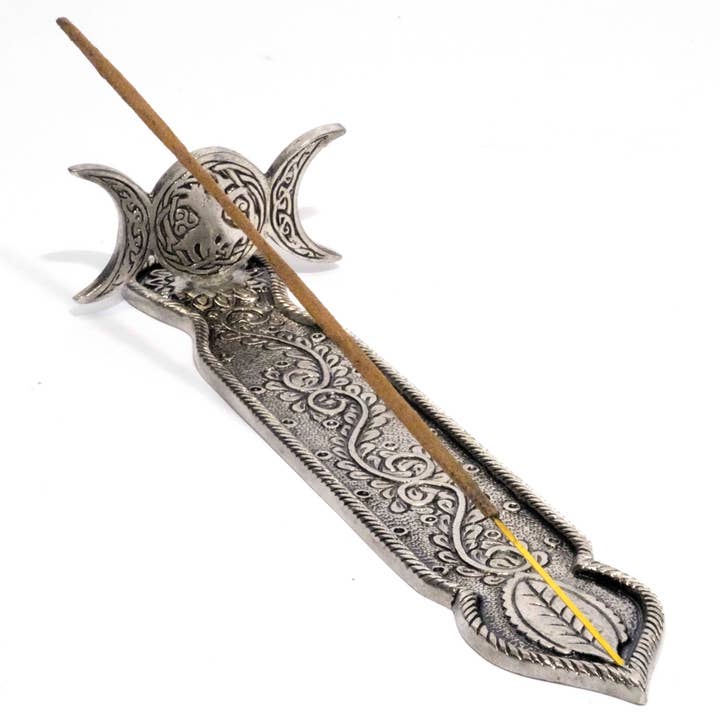 R. Expo/Song of India – wholesale Incense holder – Triple Moon Incense Burner1