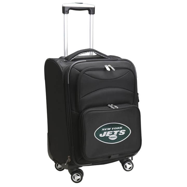 NFL New York Jets 21" Carry-On Spinner Soft side for wholesale by Mojo Licensing