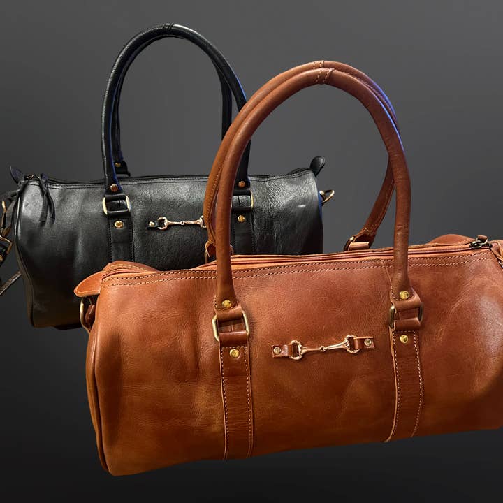 Westrian (Formerly Equipage) - Wholesale Top Handle Bag - Women's - Equestrian Leather Duffle Bag Style Handbag Snaffle Bit