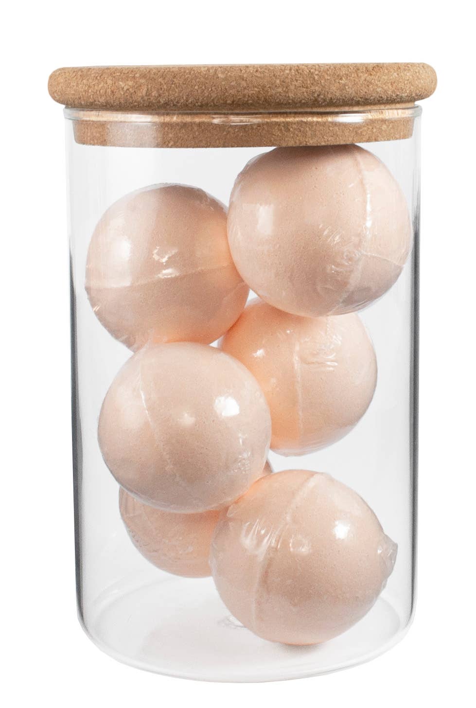 Clear KITCHEN BASICS Canister Borosilicate/Cork Lid 30oz for wholesale on Faire5