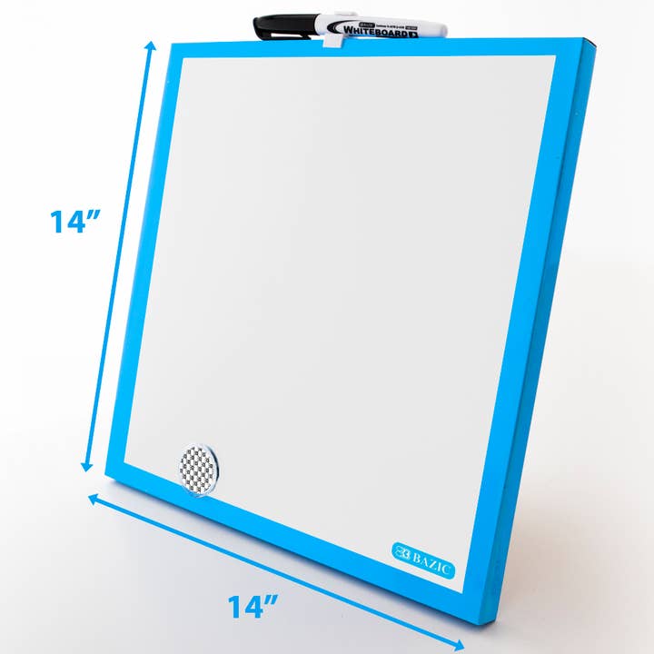 BAZIC Products - Wholesale Whiteboard/Dry-Erase Board - Magnetic Dry Erase Tile 14" x 14"