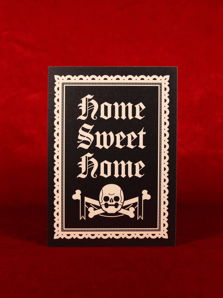 Home Sweet Home Mini Print for wholesale by Hellcats USA