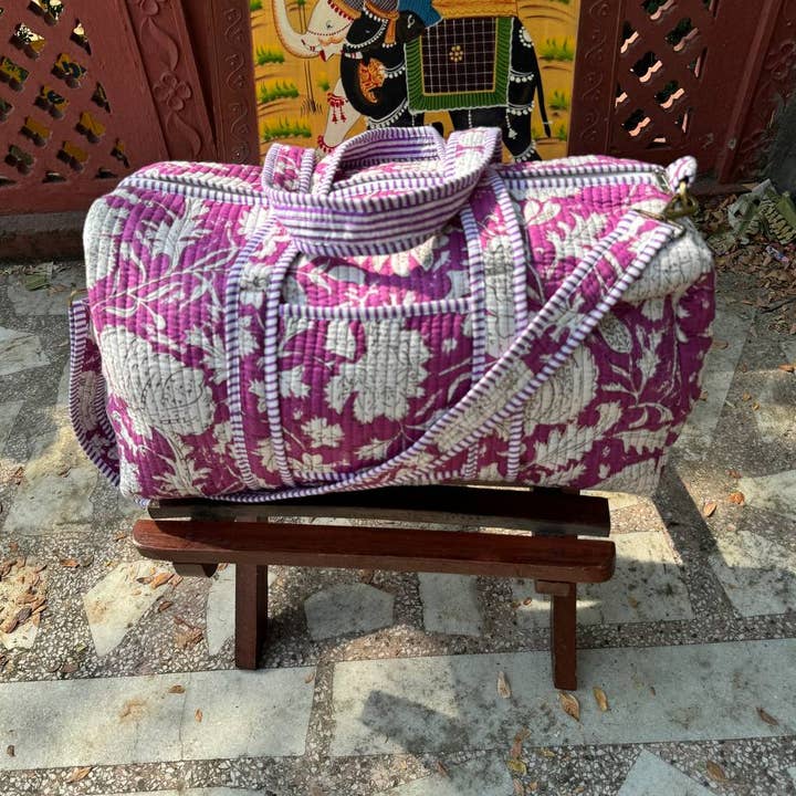 GYPSY STUDIO – Großhandel Weekender-Tasche – Damen – Umweltfreundliche Baumwoll-Duffeltasche Baumwoll-Canvas-Duffeltasche0