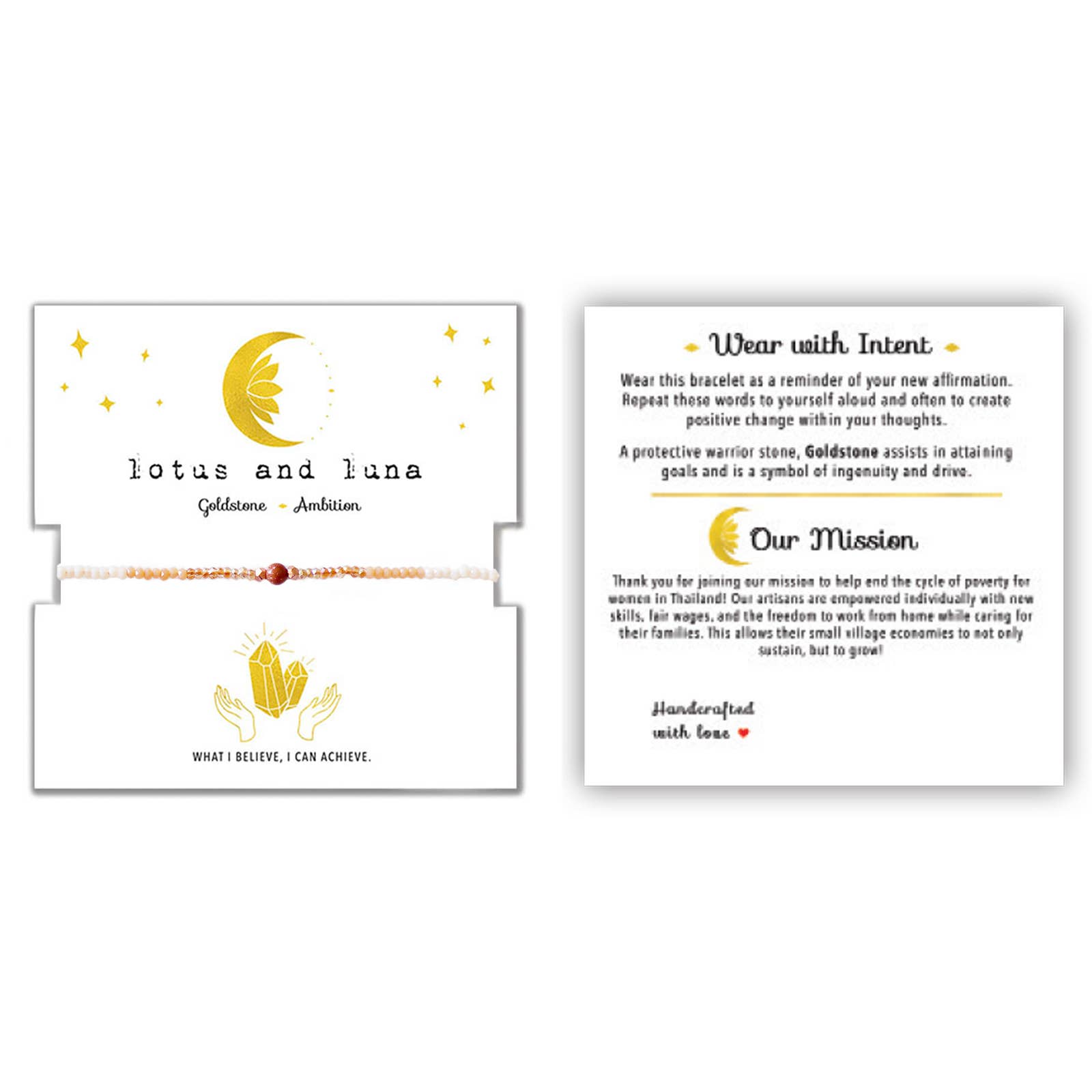 Lotus and Luna – Engroshandel Smykkesæt – Gudinde Krystal Sten Armbånd (10-pak Assortiment)8