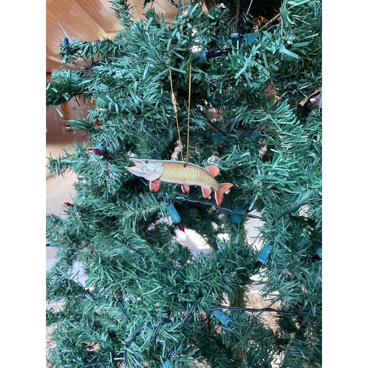 Reelistic Replicas - Wholesale Ornament - Musky Fish Ornament, Realistic Christmas Fishing Ornaments2