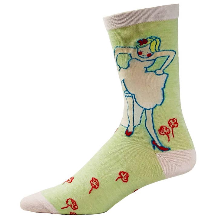 Green Women's Look At Me Getting All Married Socks Wedding Favor for wholesale on Faire