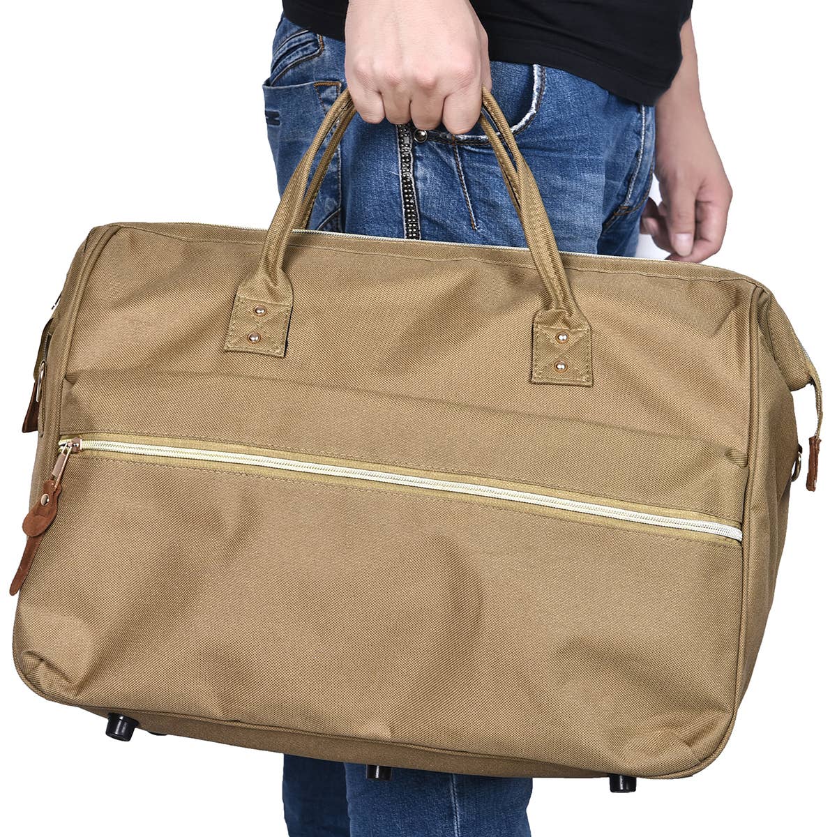 Brown The Brooklyn Duffel for wholesale on Faire1