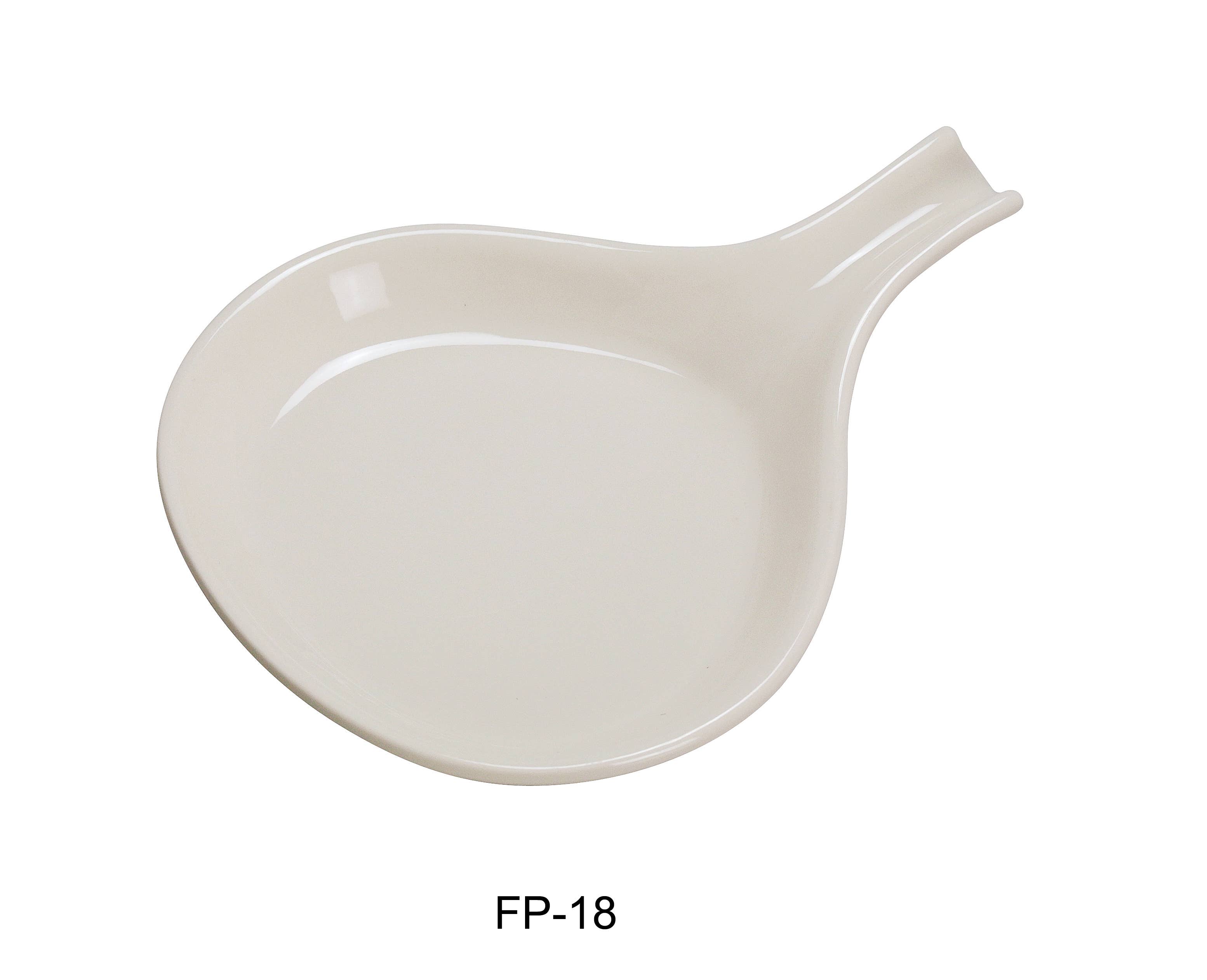 Yanco - Wholesale Serving Plate - 11 1/2" X 8 1/4" FRY PAN SERVER 18 OZ AMERICAN WHITE0