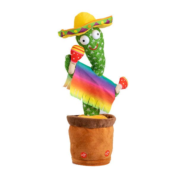 Showcase - Wholesale Stuffed/Plush Toy - Kids & Baby - Cactus Alive #DancingCactus | w/ Sombrero & Cha-Chas | As Seen On Social!