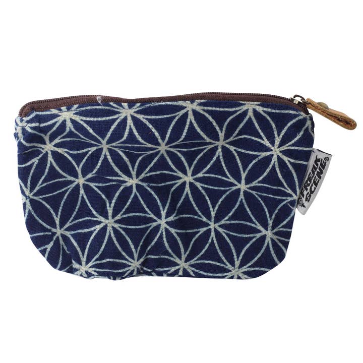 Etnisk myntväska blixtlåsficka 15 x 11cm mönster 07 för wholesale av Tribal Trade GmbH