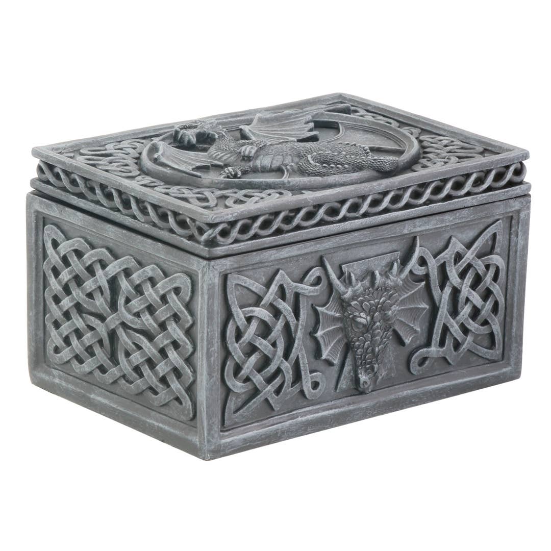 Pacific Trading - Wholesale Decorative Box - Dragon Celtic Jewelry Box1