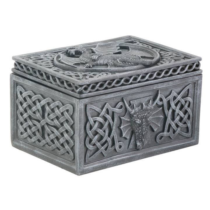 Pacific Trading - Wholesale Decorative Box - Dragon Celtic Jewelry Box1