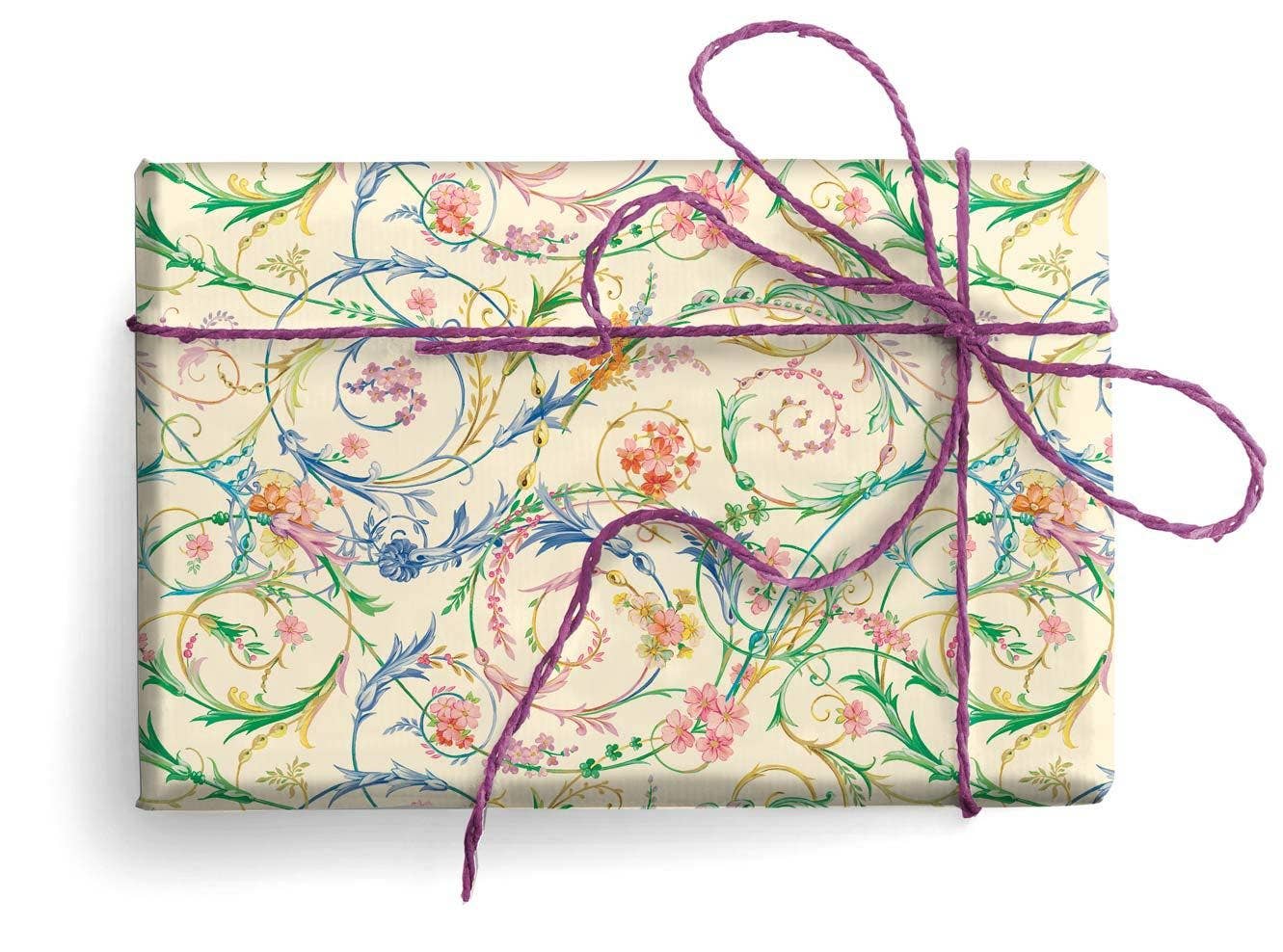 San Lorenzo Design - Vente Feuille de papier cadeau - Papier cadeau florentin, 2 feuilles pliées 19,7 x 27,6 po55