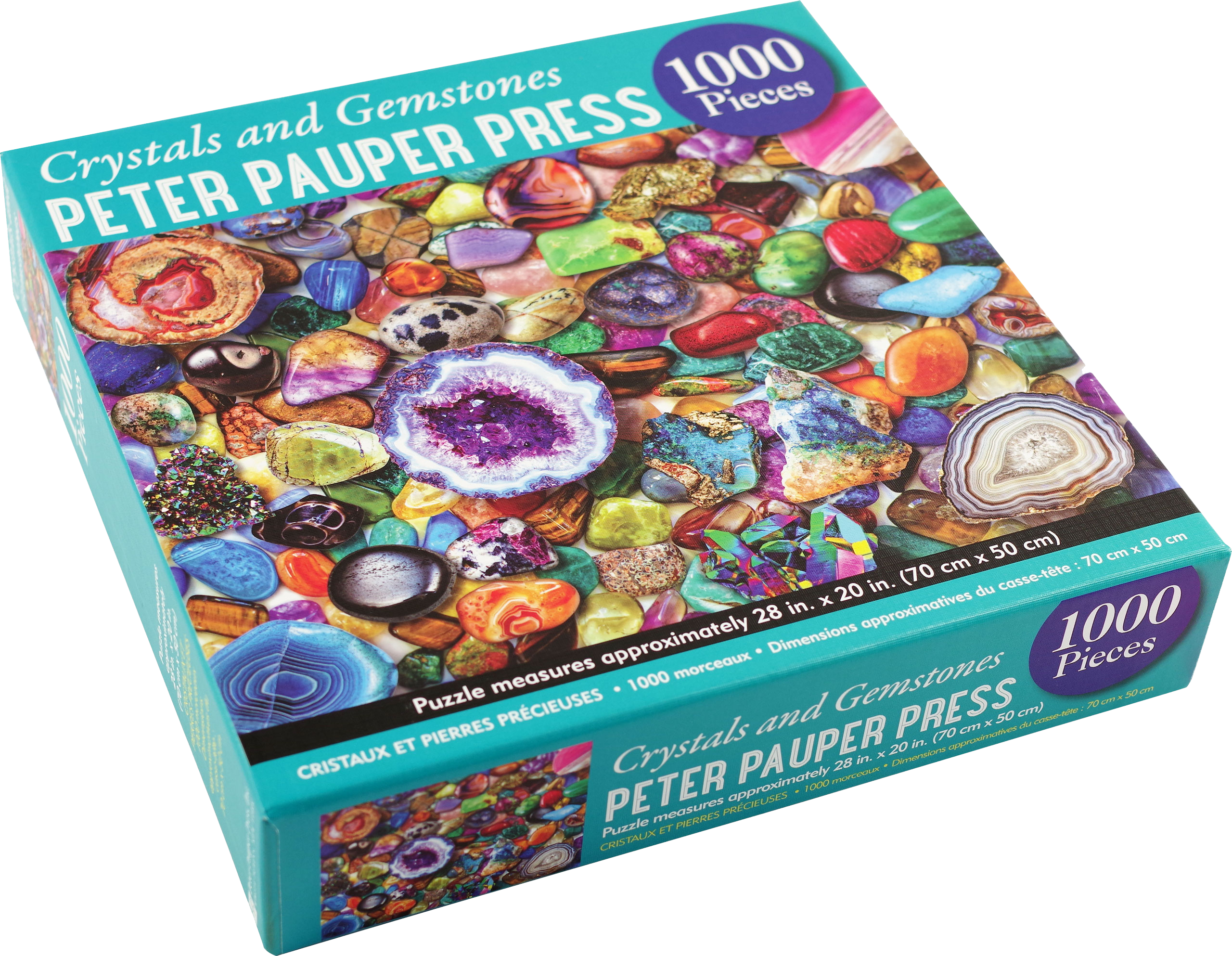 Peter Pauper Press - Wholesale Puzzle - Adult - Crystals and Gemstones 1000 Piece Jigsaw Puzzle2