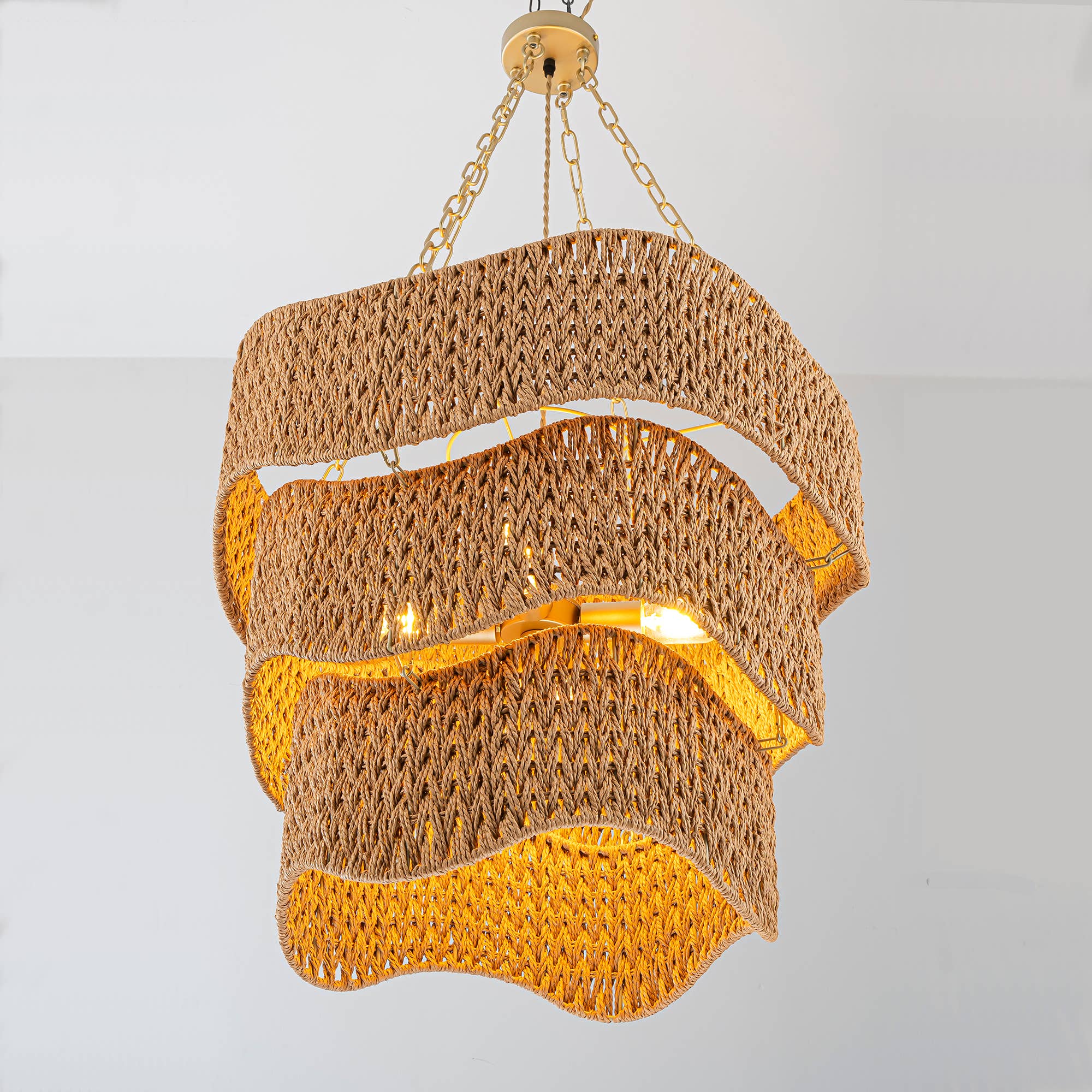 ELE Light & Decor - Wholesale Chandelier/Hanging Light - Contemporary Modern Braided Woven Coastal Chandelier 6