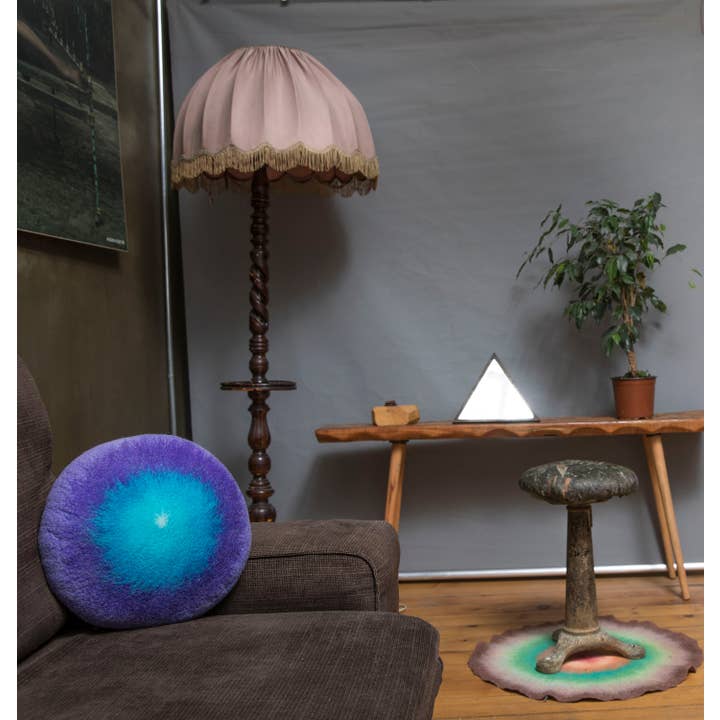 Circular Felt Pillow for Sofa, Floor & Meditation Seating for wholesale by Feltthink