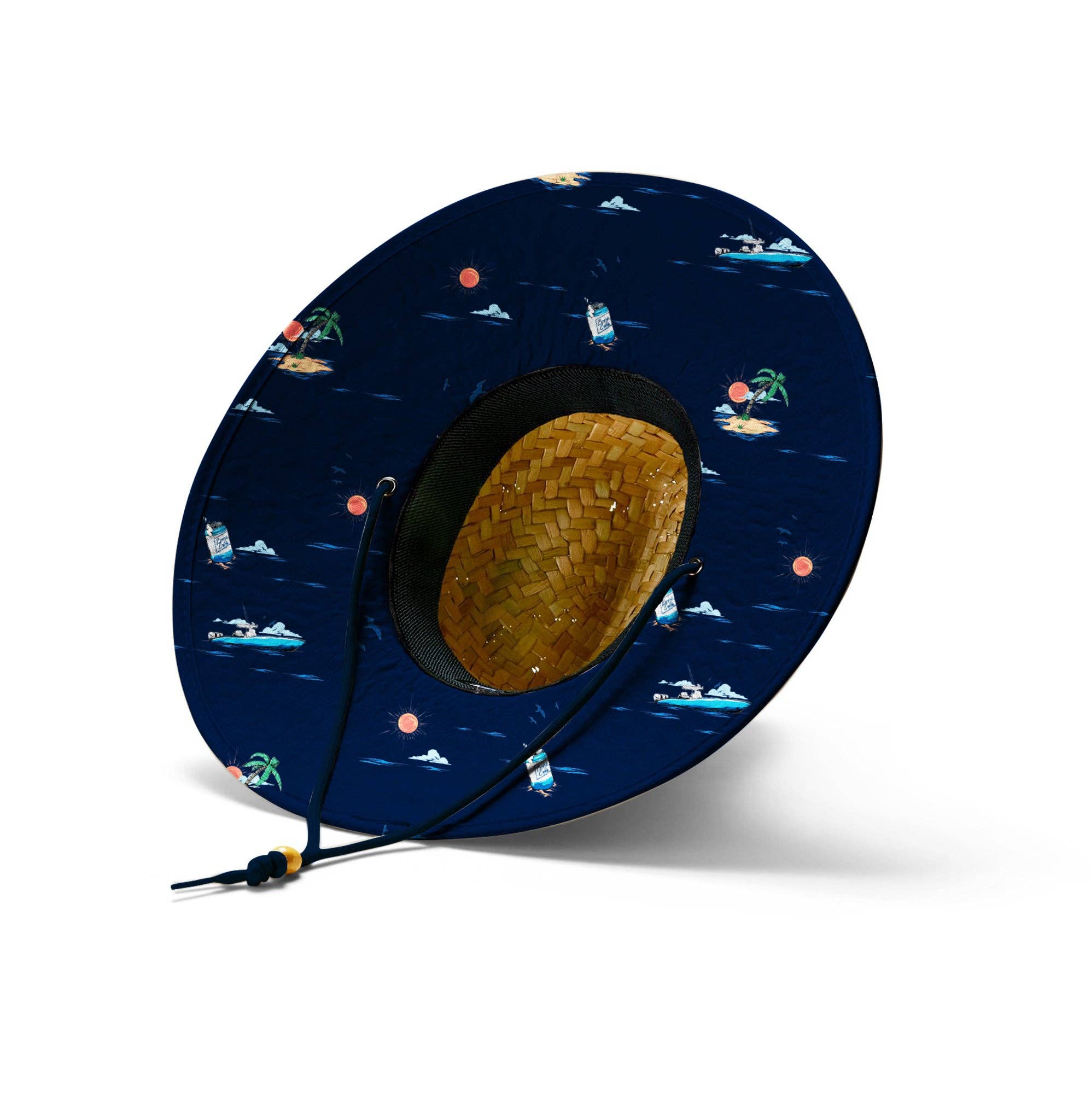 Navy Booze Cruz Islander Hat for wholesale on Faire1