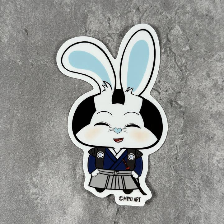 Adesivo in vinile Ben-E Samurai per la vendita all'ingrosso da parte di Miyo Art Design