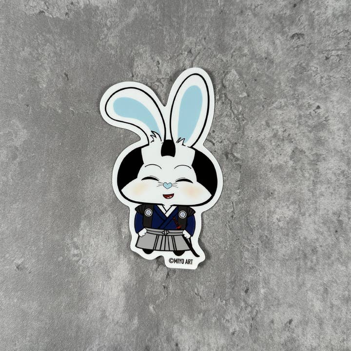 Ben-E Samurai vinylsticker voor wholesale door Miyo Art Design