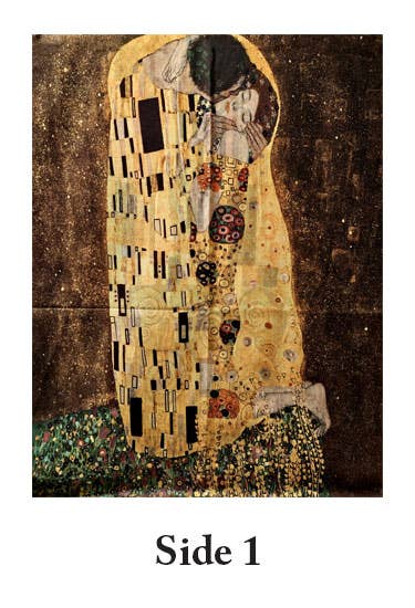 Access by Mediterranean Concepts - Wholesale Scarf - Women's - Gustav Klimt The Kiss and Gustav Klimt Frieze Scarf  1