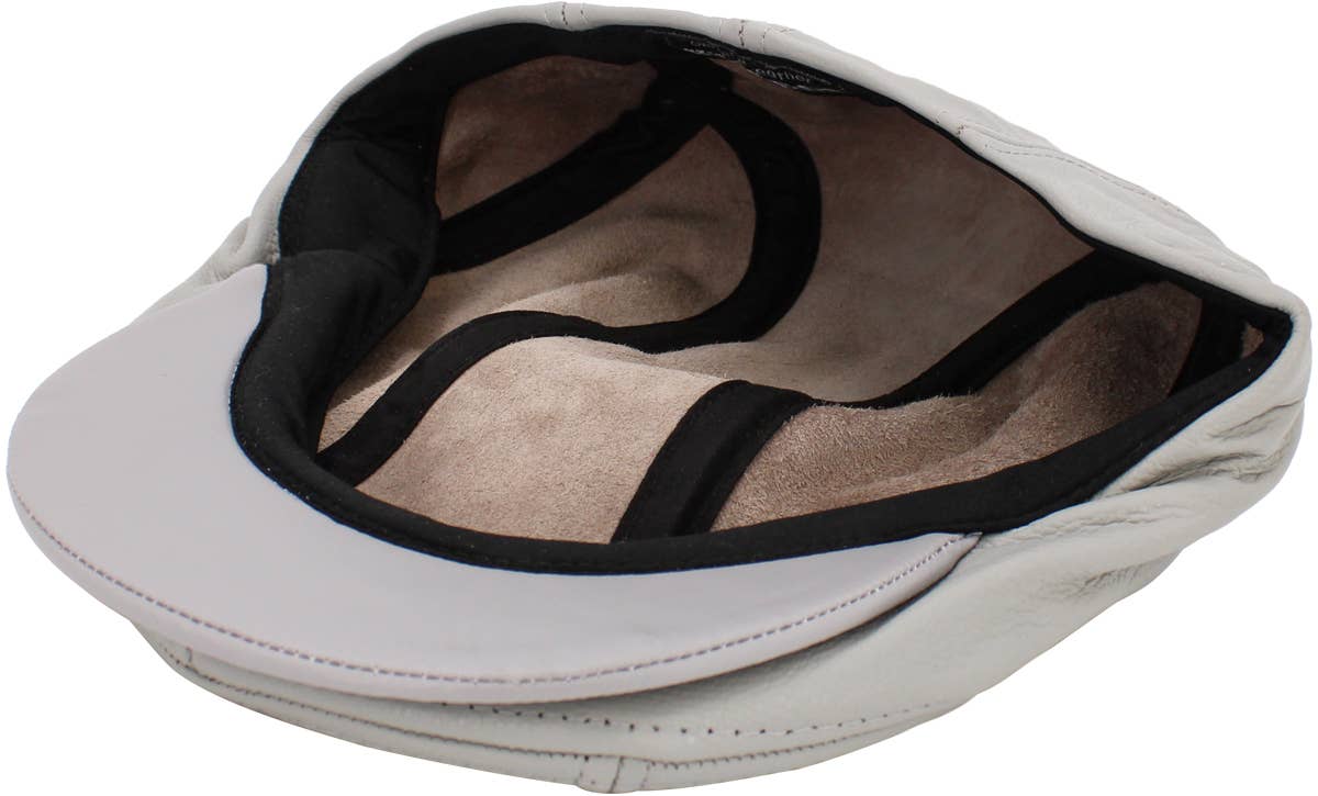 KBETHOS – wholesale News boy/school boy hat – Men's – 100% Leather Ascot - Made in USA | KBETHOS22