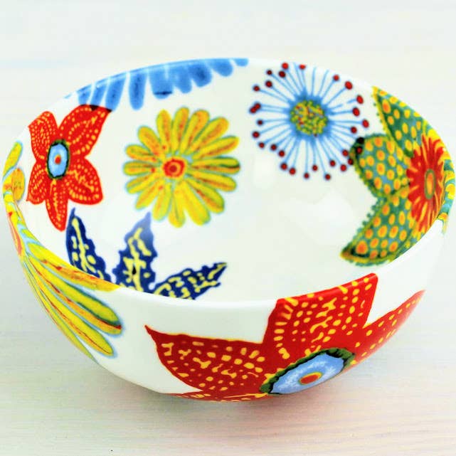 Flower Power Sugar Bowl for wholesale by Rob Turner THE ART OF TABLEWARE