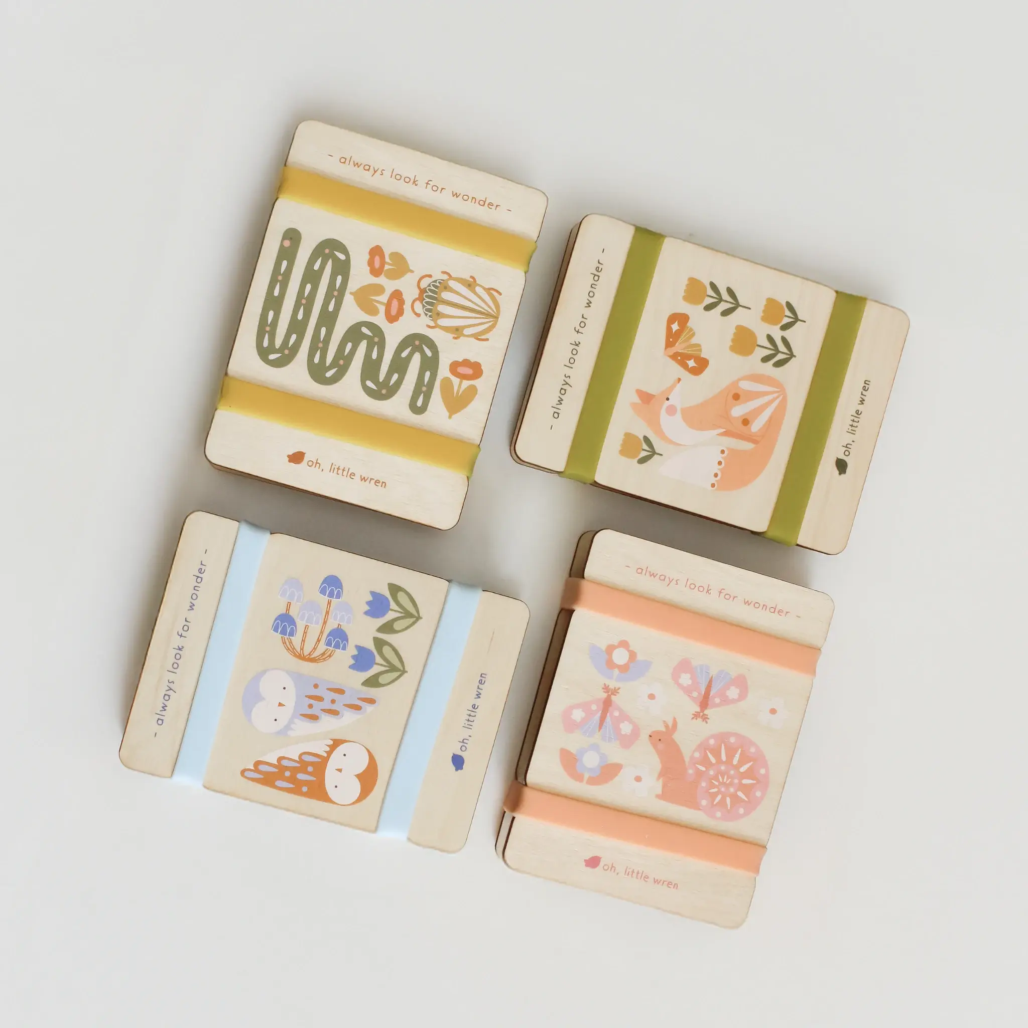 oh, little wren - Wholesale DIY Craft Kit - Kids - Little Nature Press - Mini Wooden Flower Press-Snake Design4