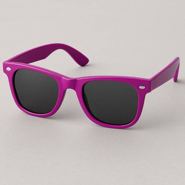 Fuchsia rosa 'Distressed' wayfarer solglasögon 2217-PINK för wholesale av NHP International