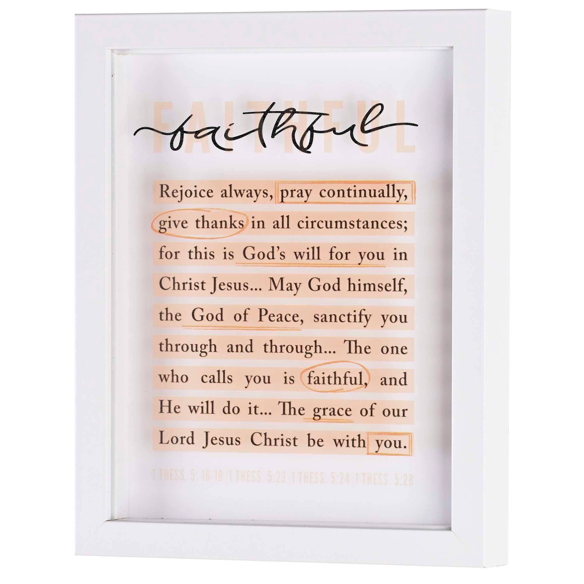 Cottage Garden – wholesale Decorative tabletop object – Framed Art Faithful 8X102