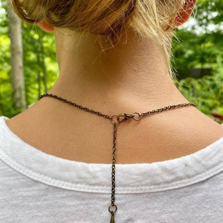 Kentucky Moon Designs - Wholesale Pendant/Charm Necklace - White Bohemian Necklace + Boho Necklace + Lightweight