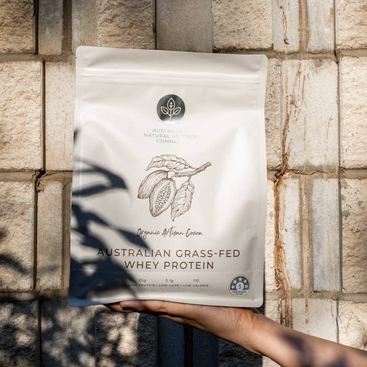 Australian Natural Protein Company – wholesale Protein/superfood powder – Grass-Fed Whey Protein Powder Organic Cocoa2