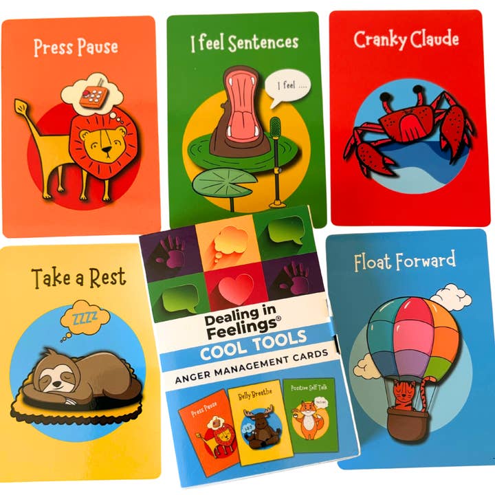 Anger management kort för barn- Cool Tools för wholesale av Dealing in Feelings