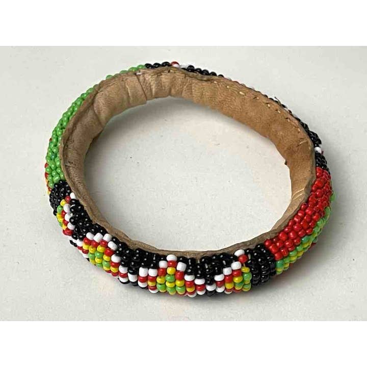 The Niger Bend - Vente Bracelet de perles - Bracelets contemporains en cuir perlé Yoruba