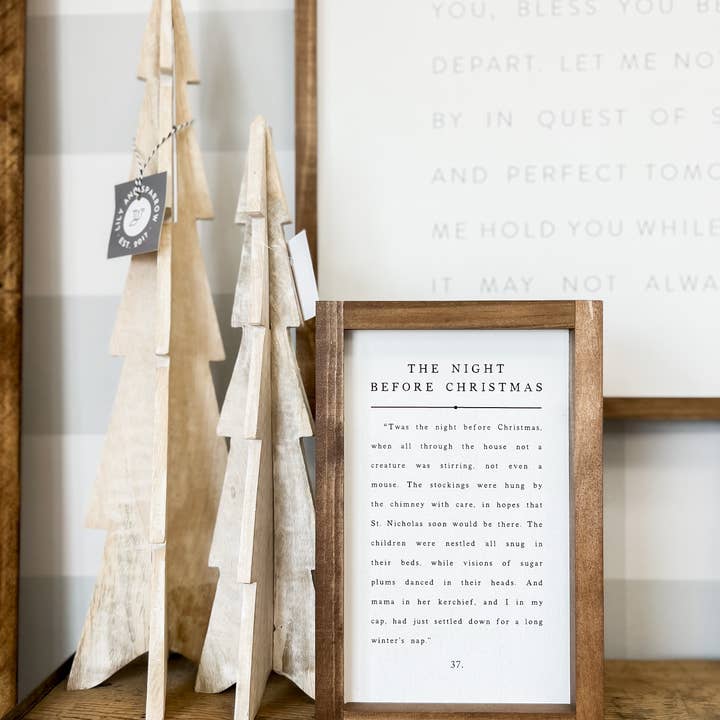 Lily and Sparrow - Wholesale Christmas Wall Art - The Night Before Christmas | Christmas Wall Decor6