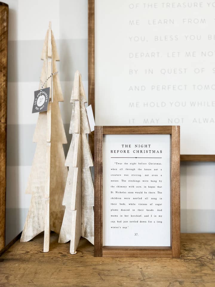 The Night Before Christmas | Christmas Wall Decor for wholesale by Lily and Sparrow