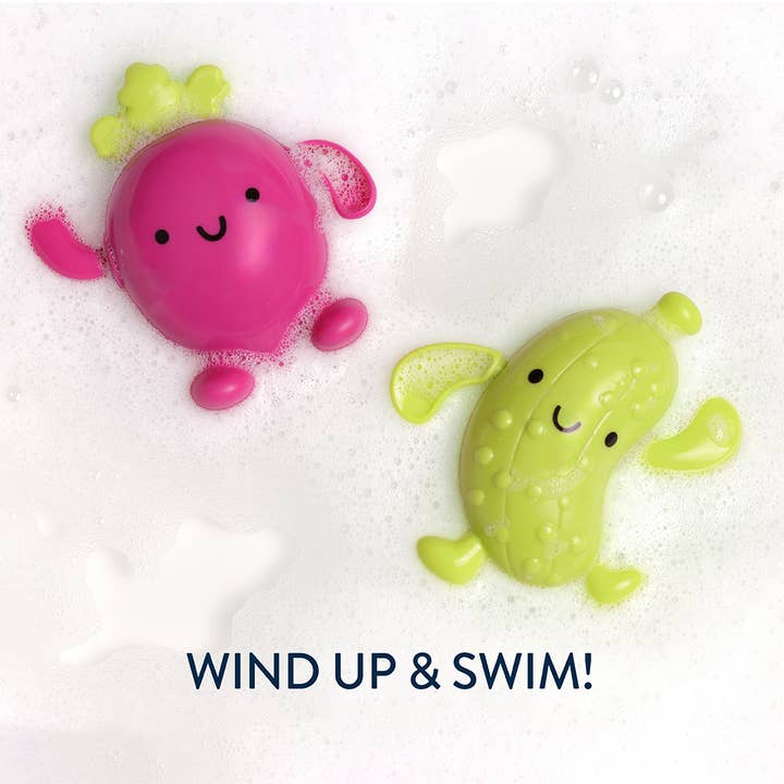 Itzy Ritzy - Wholesale Bath Toy - Baby - Veggie Silly Swimmers™ - Bath + Water Toy2