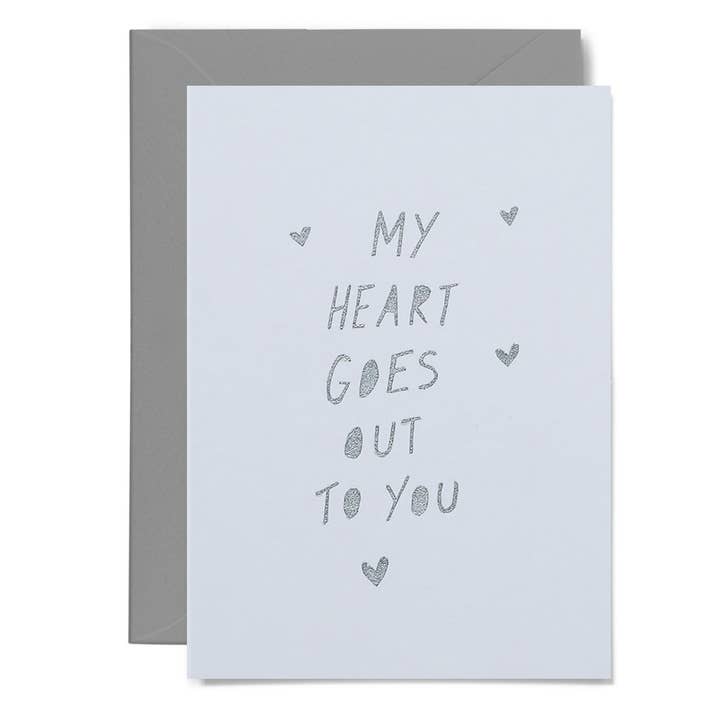 HEART GOES OUT - various colours for wholesale by Me & Amber